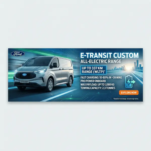 Ford E Transit Custom Range